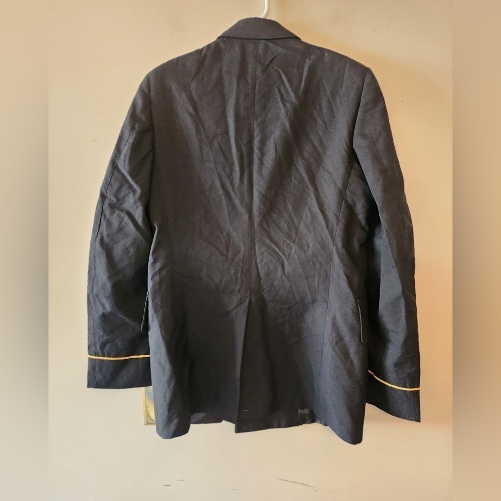Army Service Uniform ASU Dress Blue Enlisted Coat Jacket 35rc - Picture 3 of 6